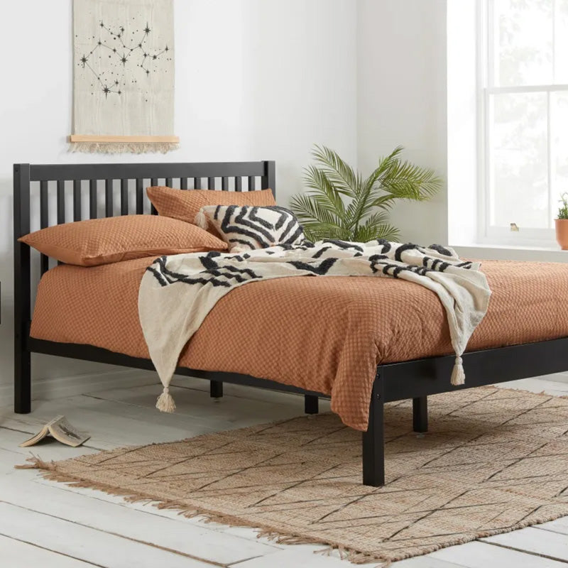 Noir deals furniture bed