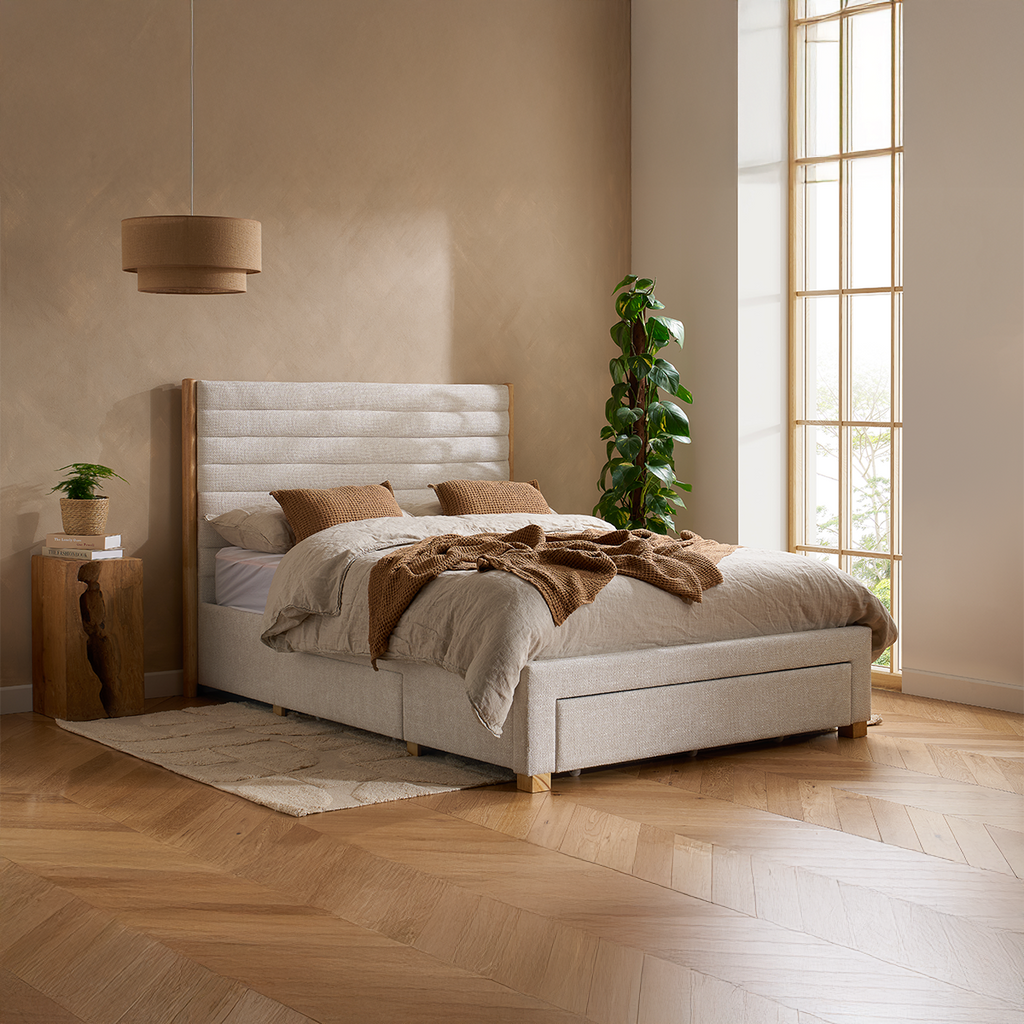 Arabella Fabric Storage Bed