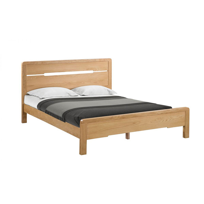 Loop Double Oak Wooden Bed Frame