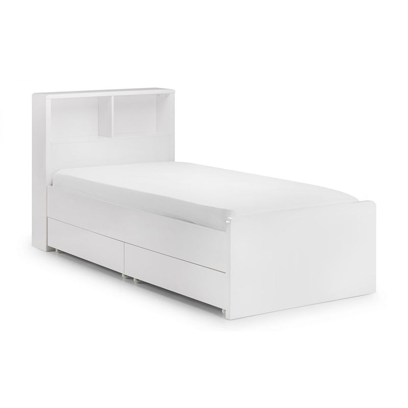 Harlem Built-in Bookcase Bed With Storage Drawers