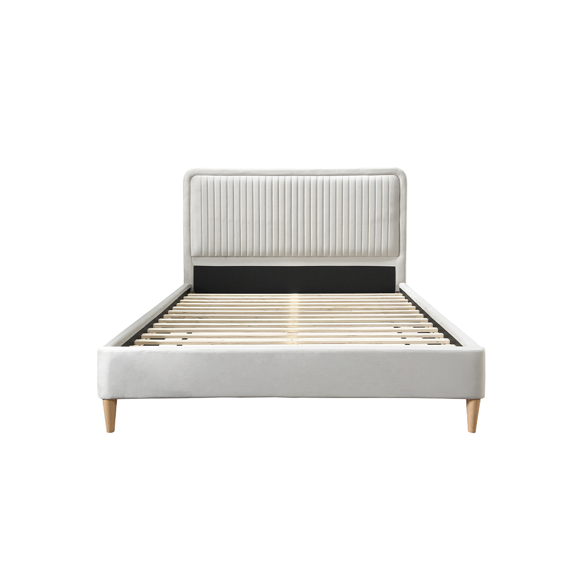 Warm Stone Fabric Bed