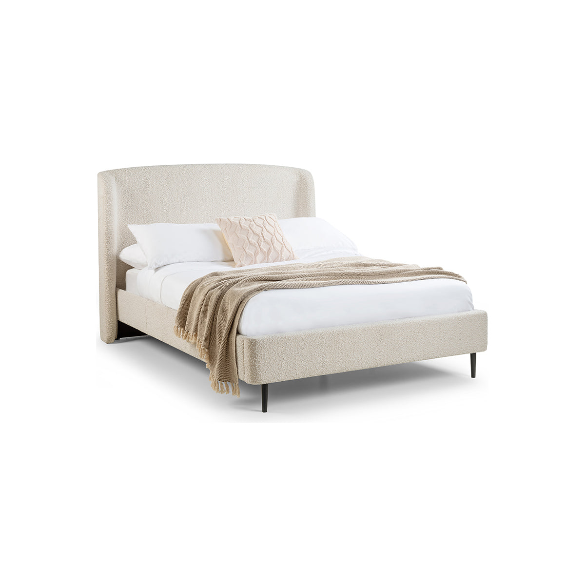 Eden Bouclé Bed Frame