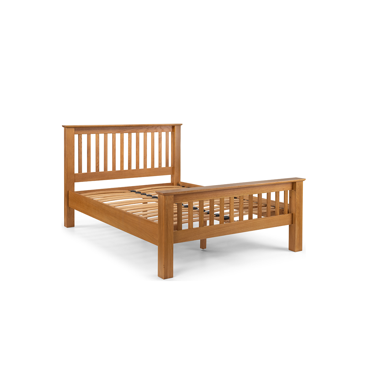 Amsterdam Oak High Footend Bed