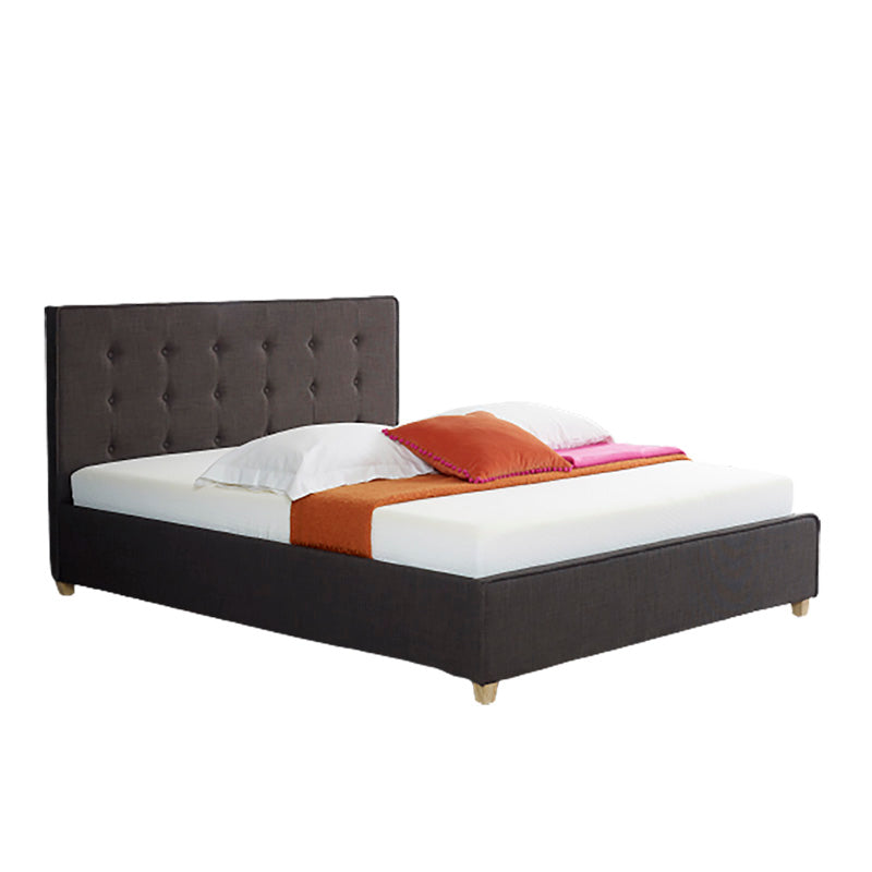 Charred Fabric Smooth Bed