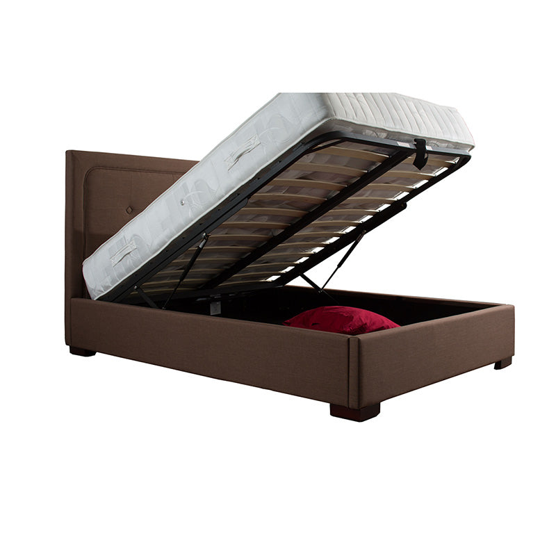 Chocolate Ottoman Storage Bed