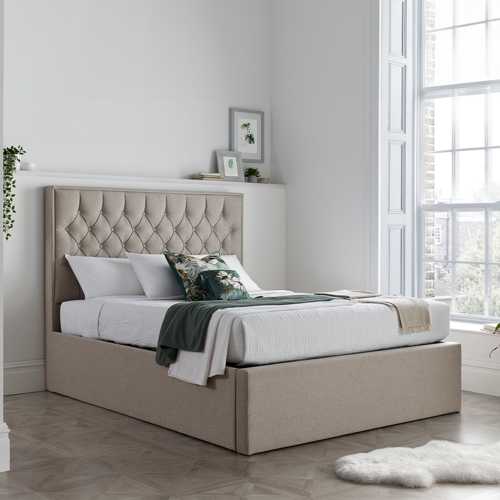 Wilson Fabric Ottoman Storage Bed
