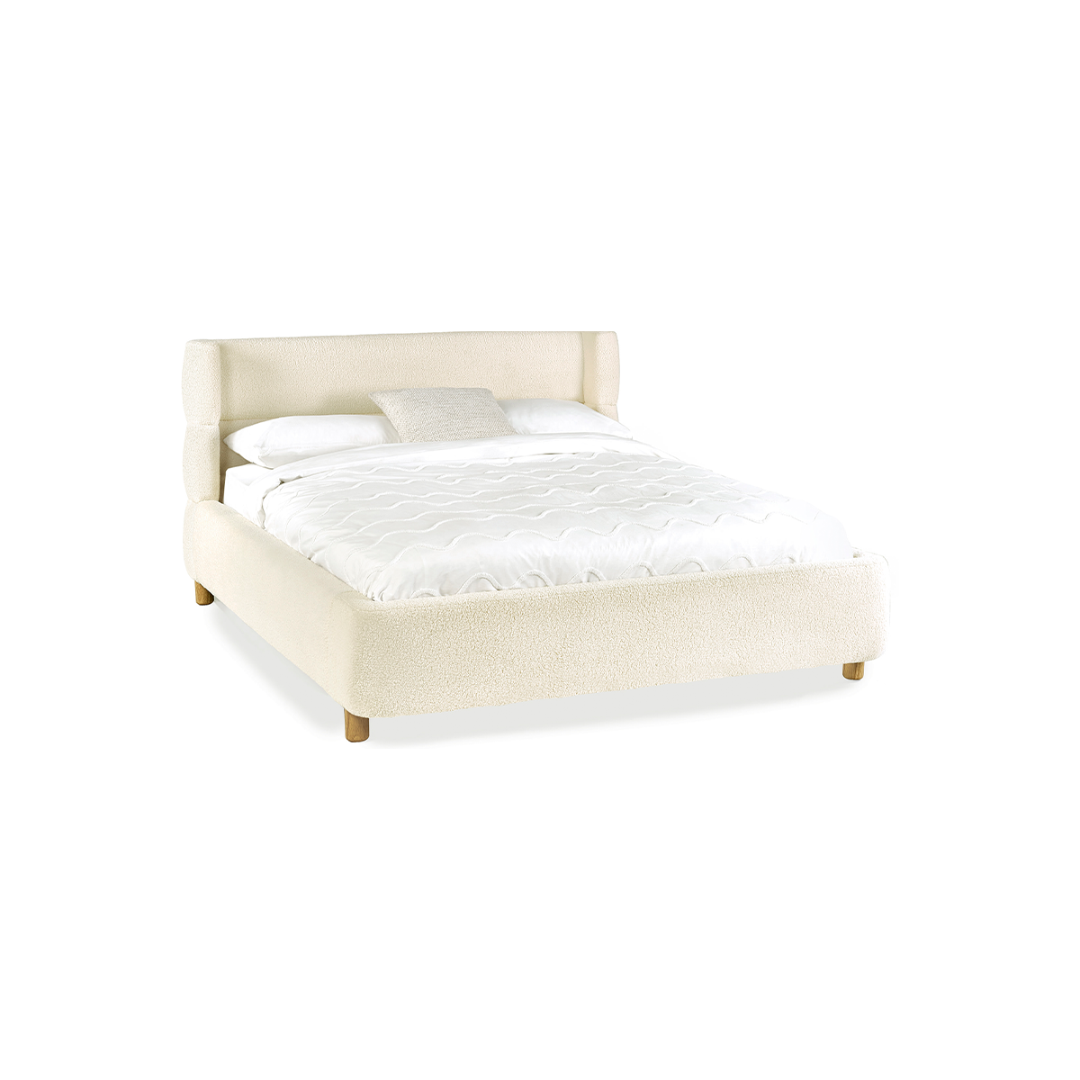 Oberon Boucle Bed