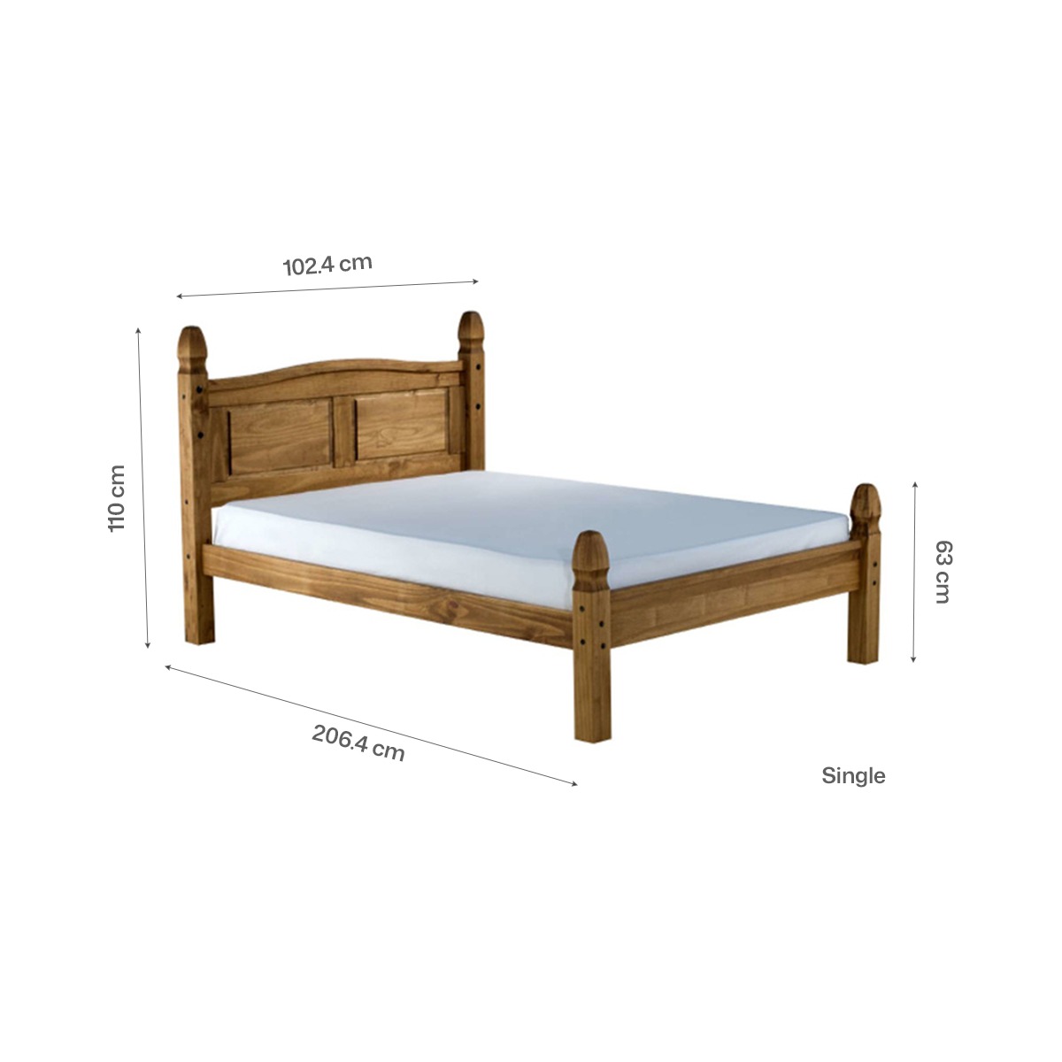 Corona Low End Bed Frame