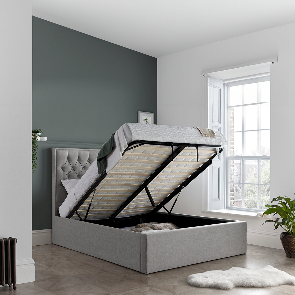 Wilson Fabric Ottoman Storage Bed