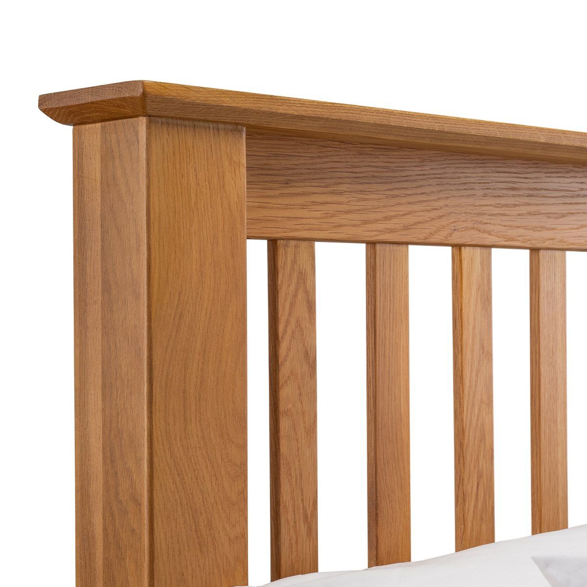 Amsterdam Oak High Footend Bed