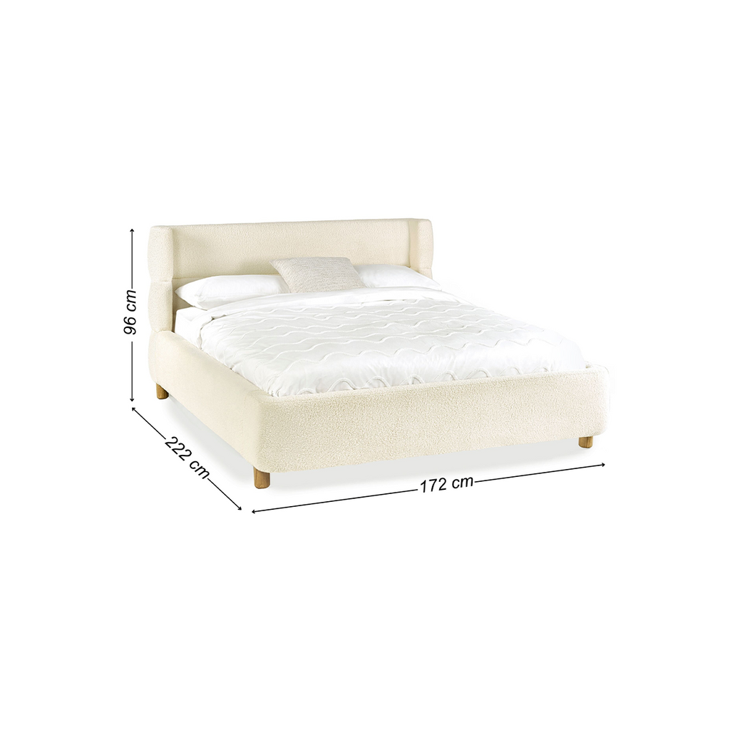 Oberon Boucle Bed