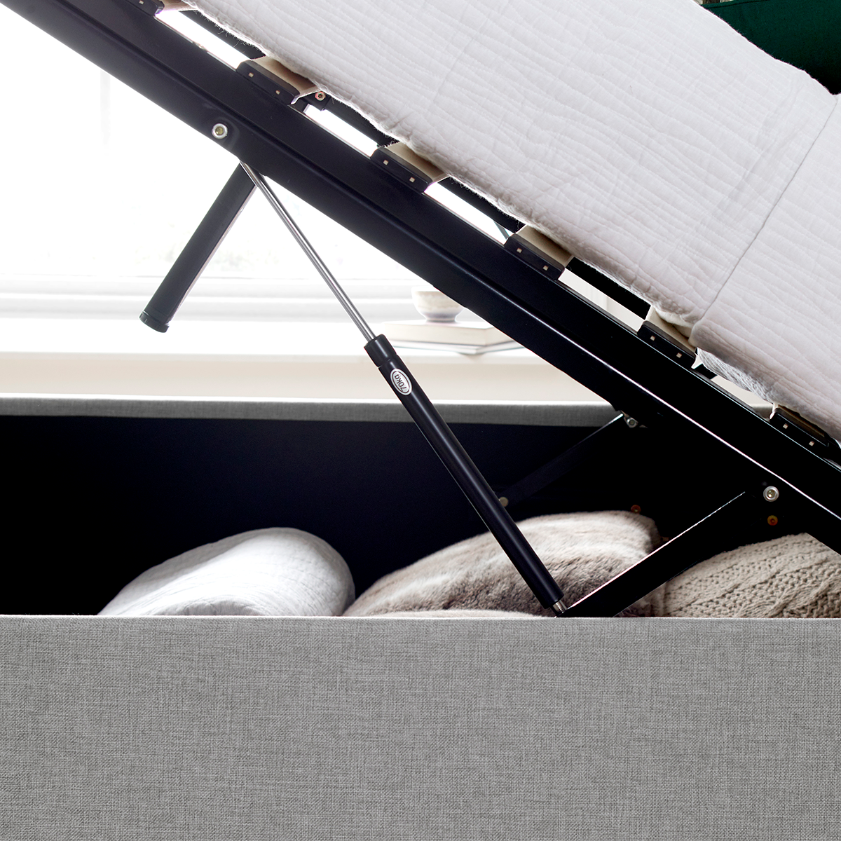 Wilson Fabric Ottoman Storage Bed