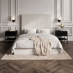 Berlin Tall Headboard Ottoman Bed