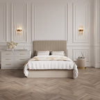 Berlin Tall Headboard Ottoman Bed