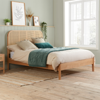 Margot Rattan Oak Bed