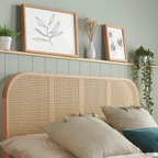 Margot Rattan Oak Bed