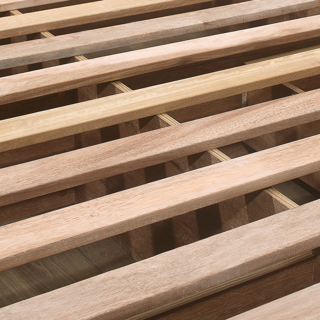 Stockwell Rustic Oak Storage Bed