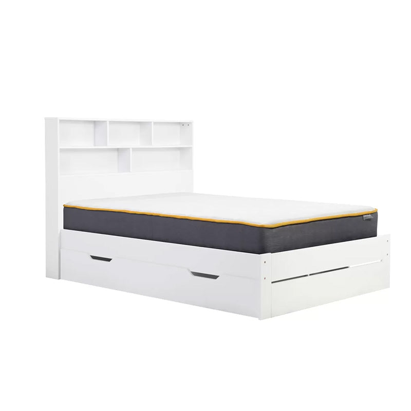 Clapham White Storage & Shelf Bed