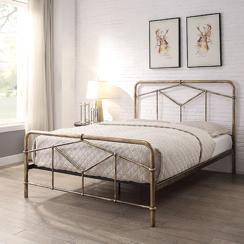 Roxton Industrial Antique Metal Bed