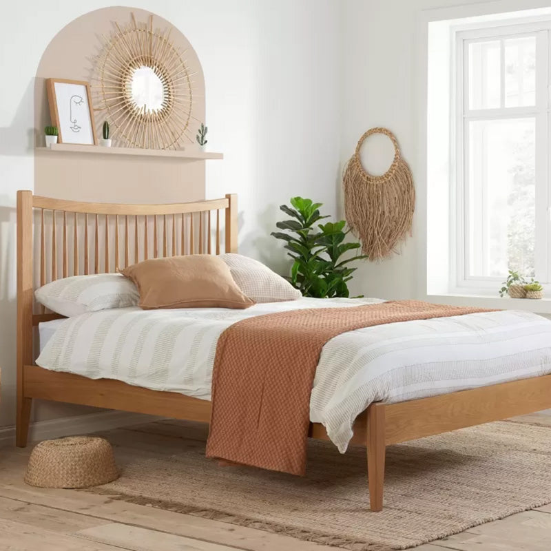 Chiswick Oak Wooden Bed