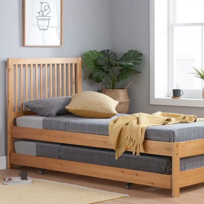 Kingston Wooden Guest Bed with Trundle