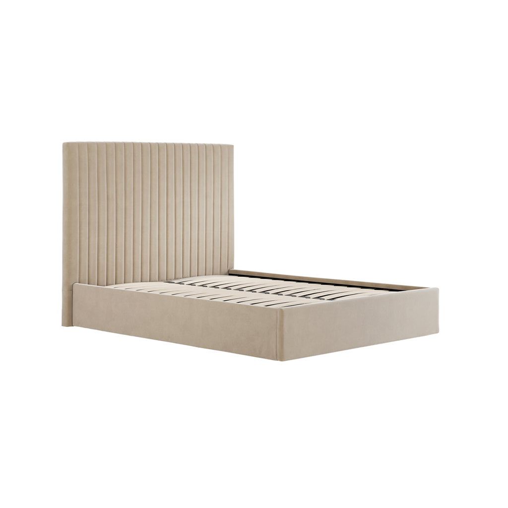 Berlin Tall Headboard Ottoman Bed