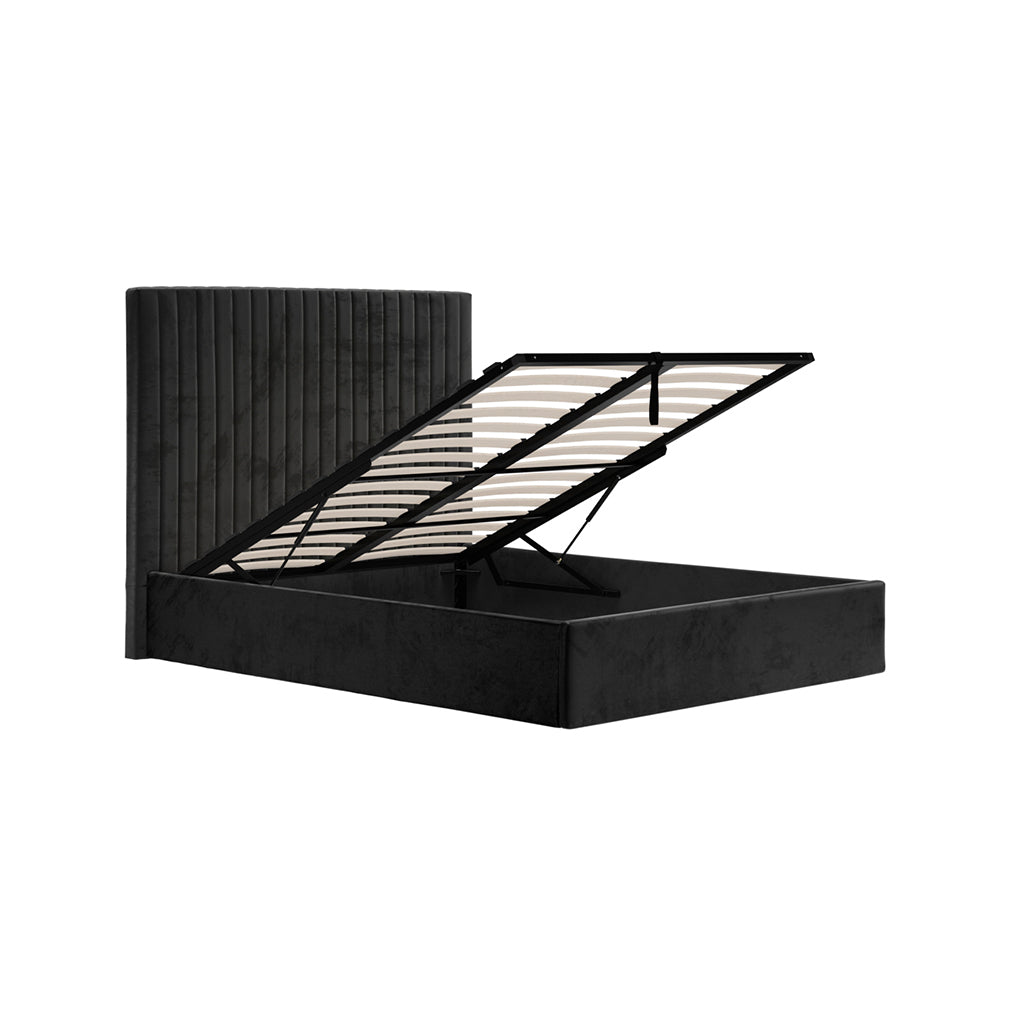 Berlin Tall Headboard Ottoman Bed