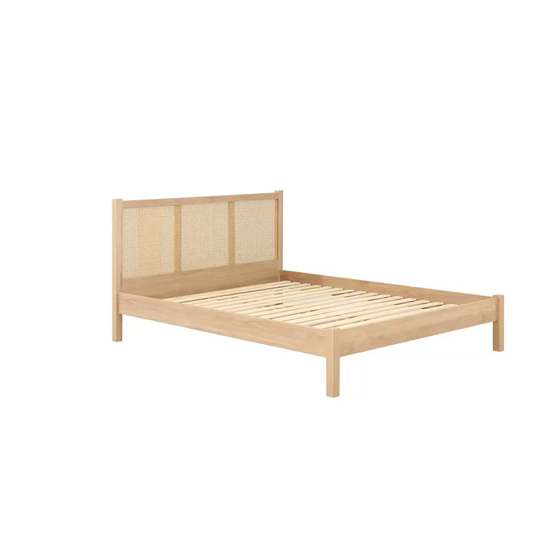 Crowley Wooden Rattan Bed