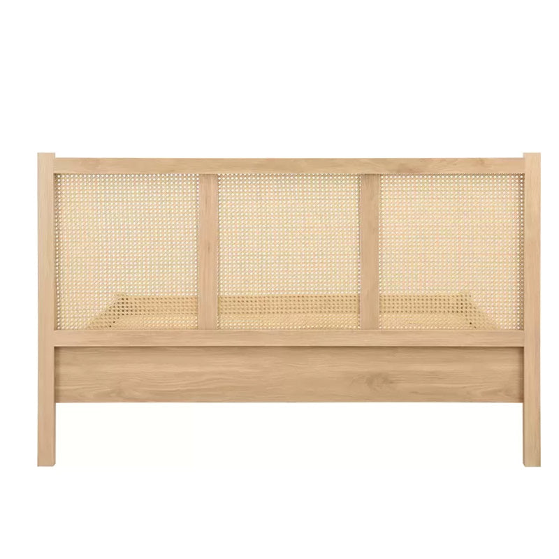 Crowley Wooden Rattan Bed