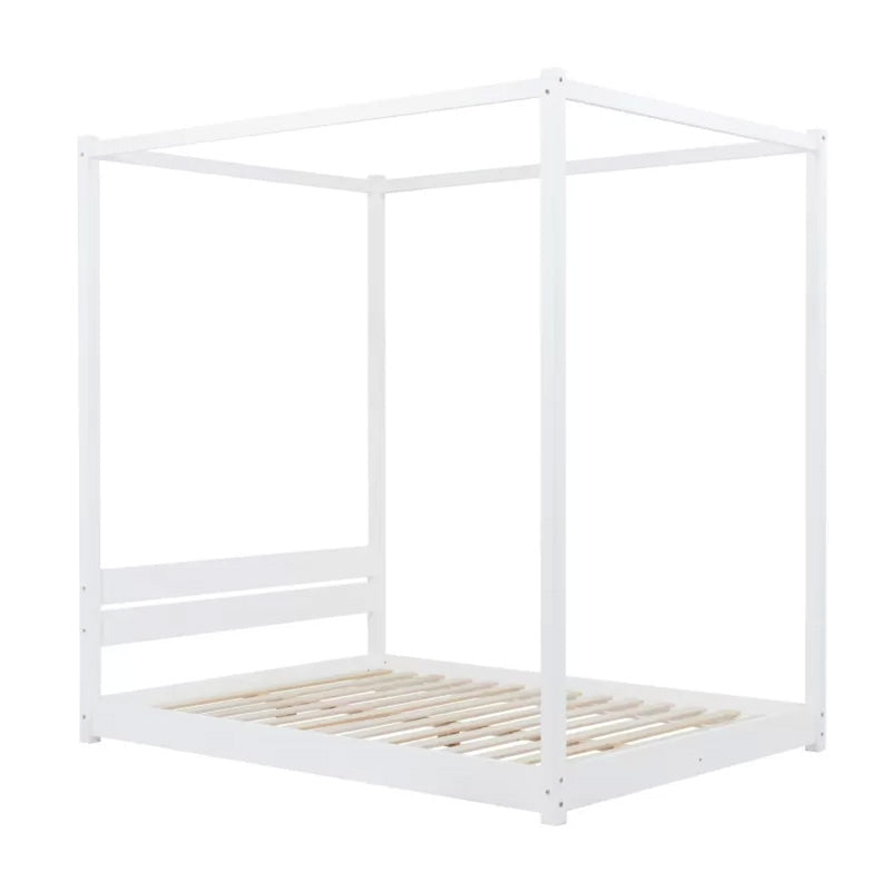 Charles Wooden Four Poster Bed Frame