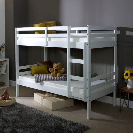 durham bunk bed white