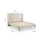 Eden Bouclé Bed Frame