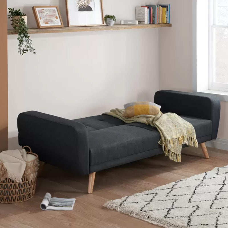 Marden Large Charcoal Fabric Sofa Bed