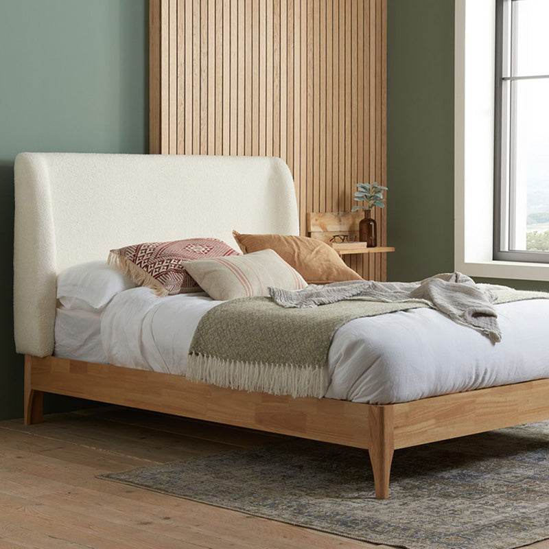 Woodstock Boucle Fabric Bed