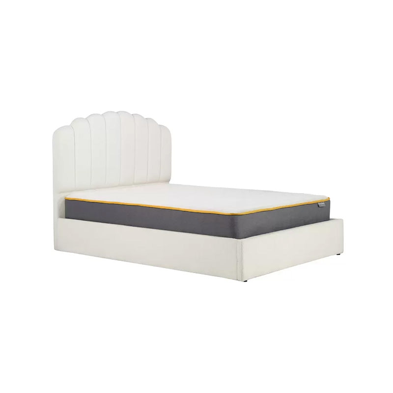 Shellux Ottoman Storage Fabric Bed