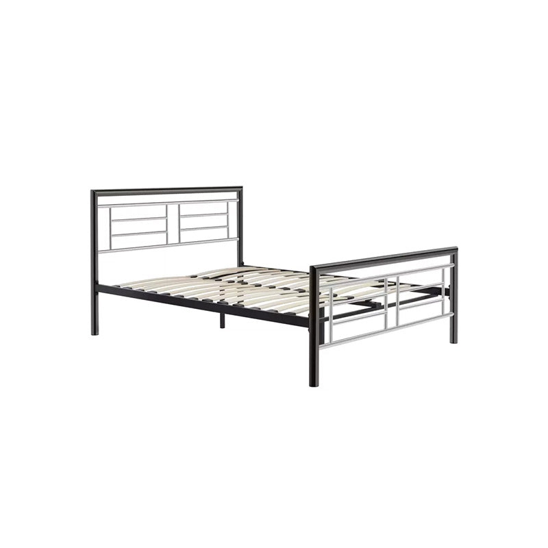 Maya Gun Metal Steel Bed