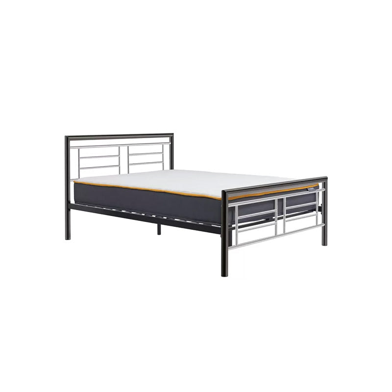 Maya Gun Metal Steel Bed