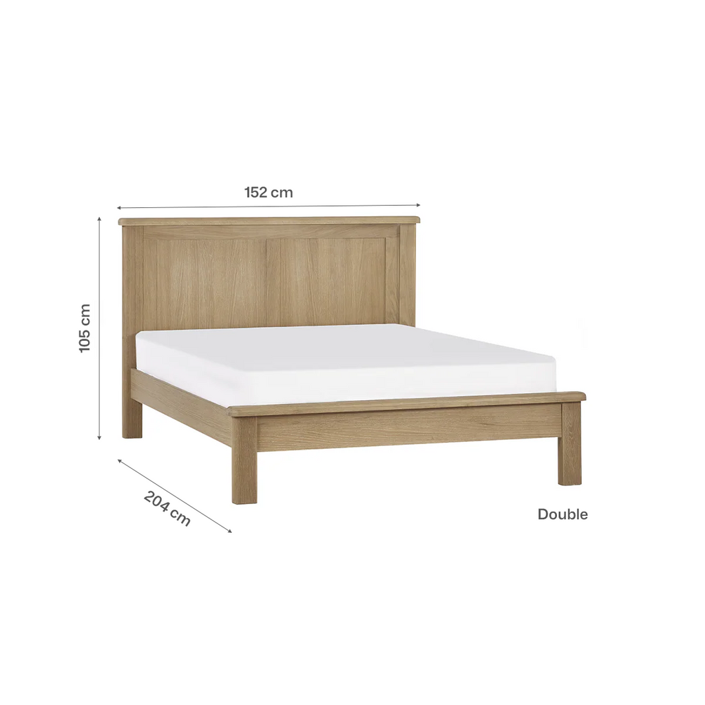 Memphis Limed Oak Bed