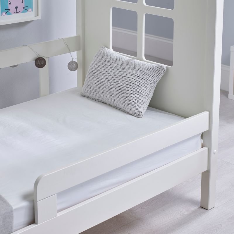 Mento White Wooden Treehouse Single Bed