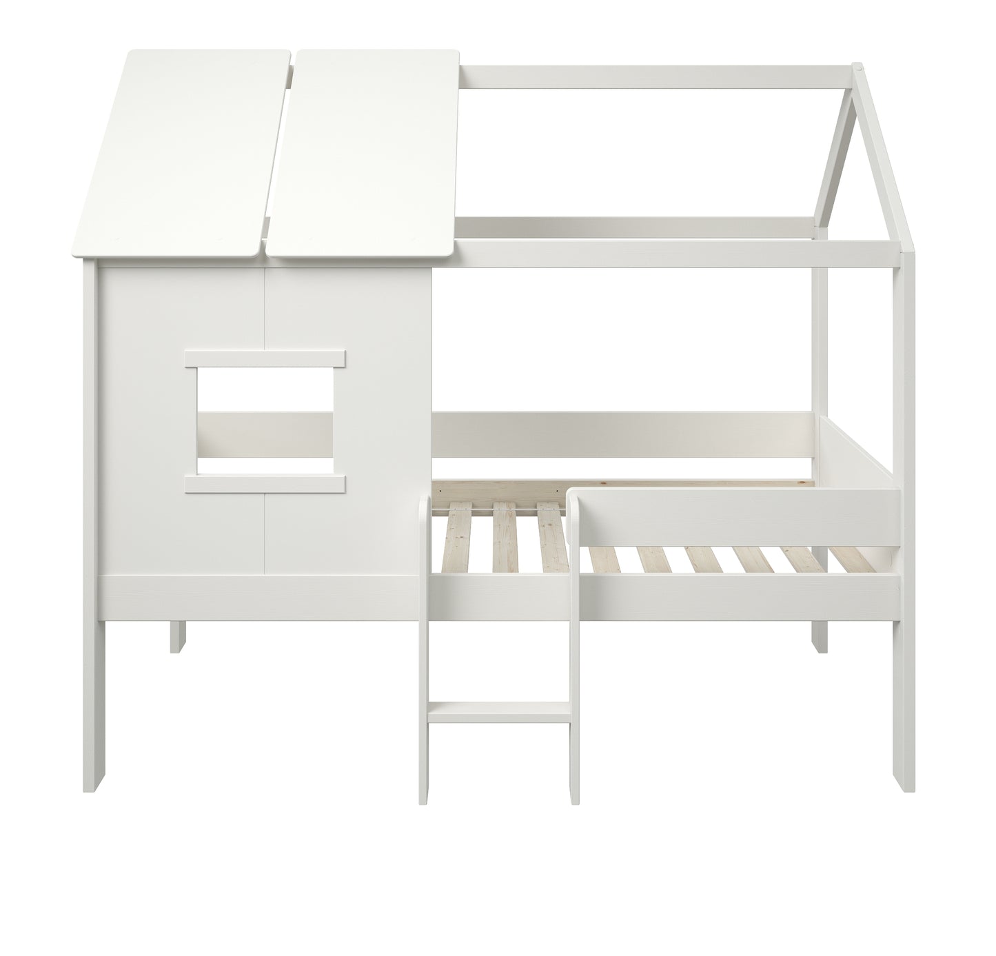 White Mini Playhouse Single Bed - 3ft