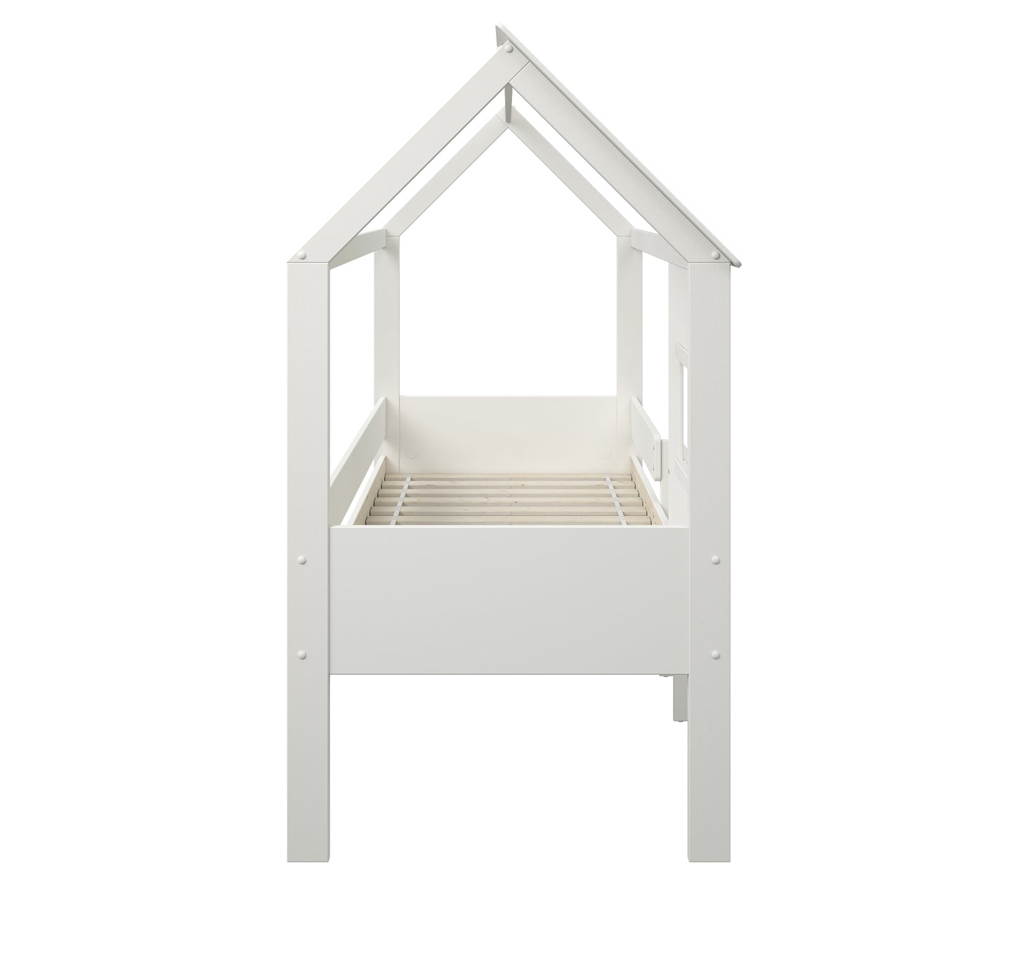 White Mini Playhouse Single Bed - 3ft