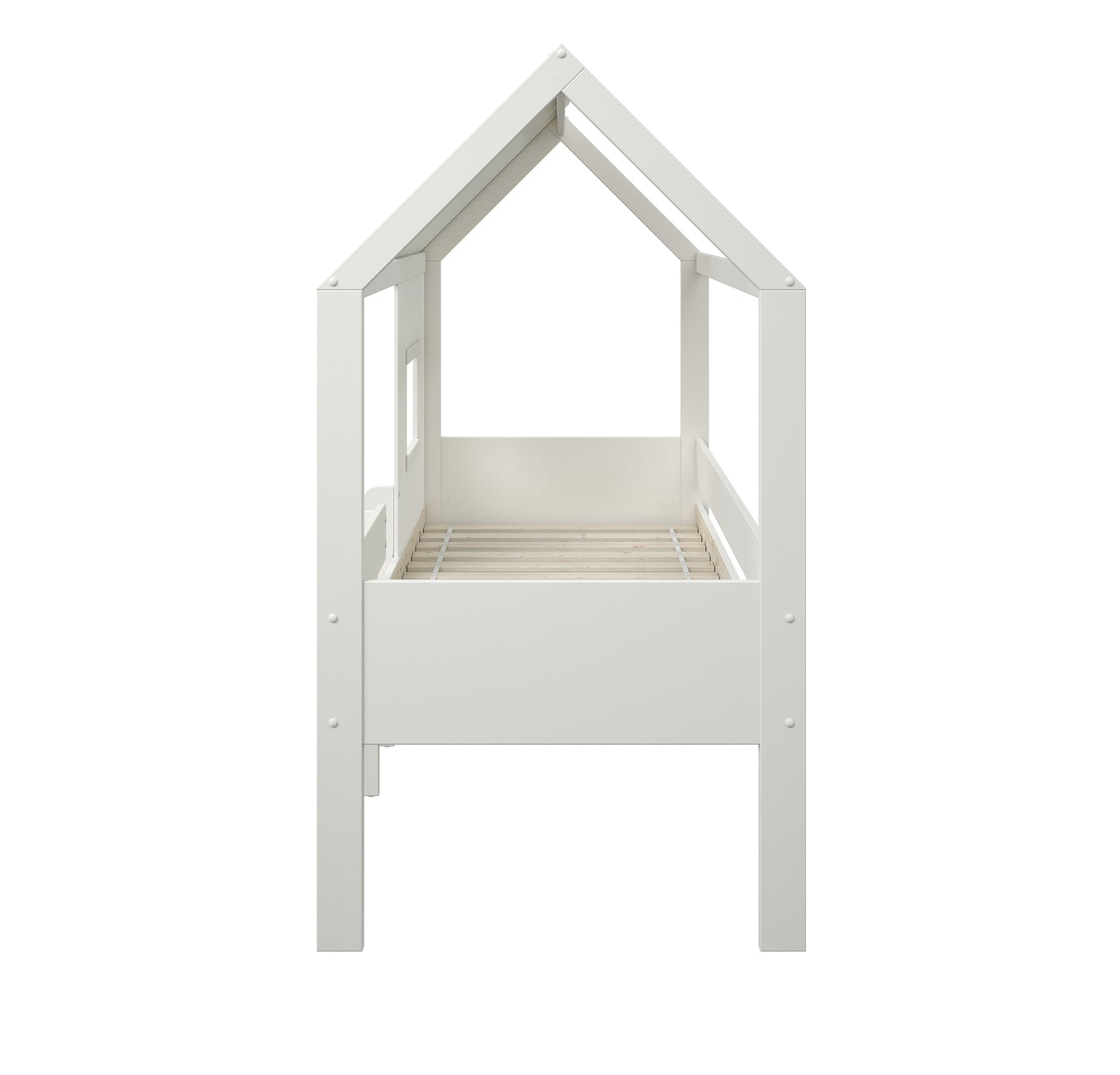 White Mini Playhouse Single Bed - 3ft