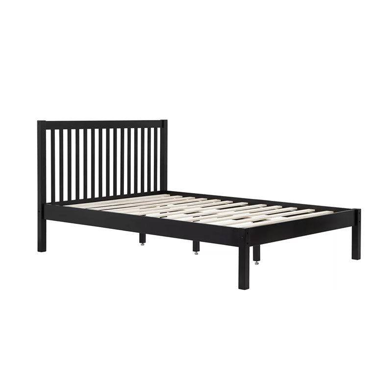 Noir Black Wooden Bed Frame