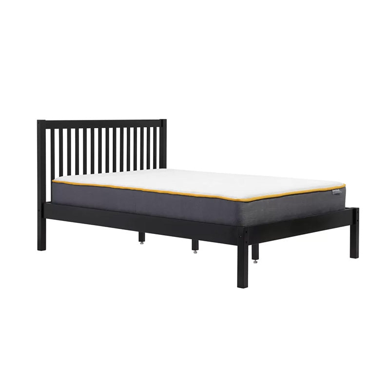 Noir Black Wooden Bed Frame