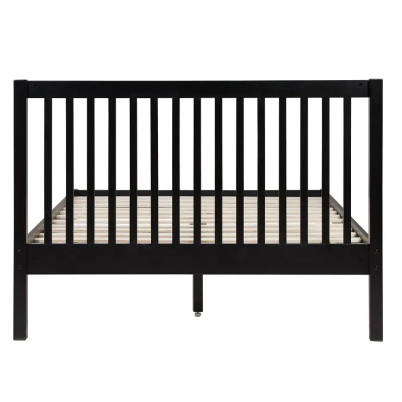 Noir Black Wooden Bed Frame