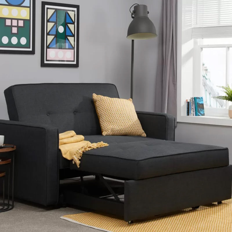 Hudson Grey Fabric Sofa Bed