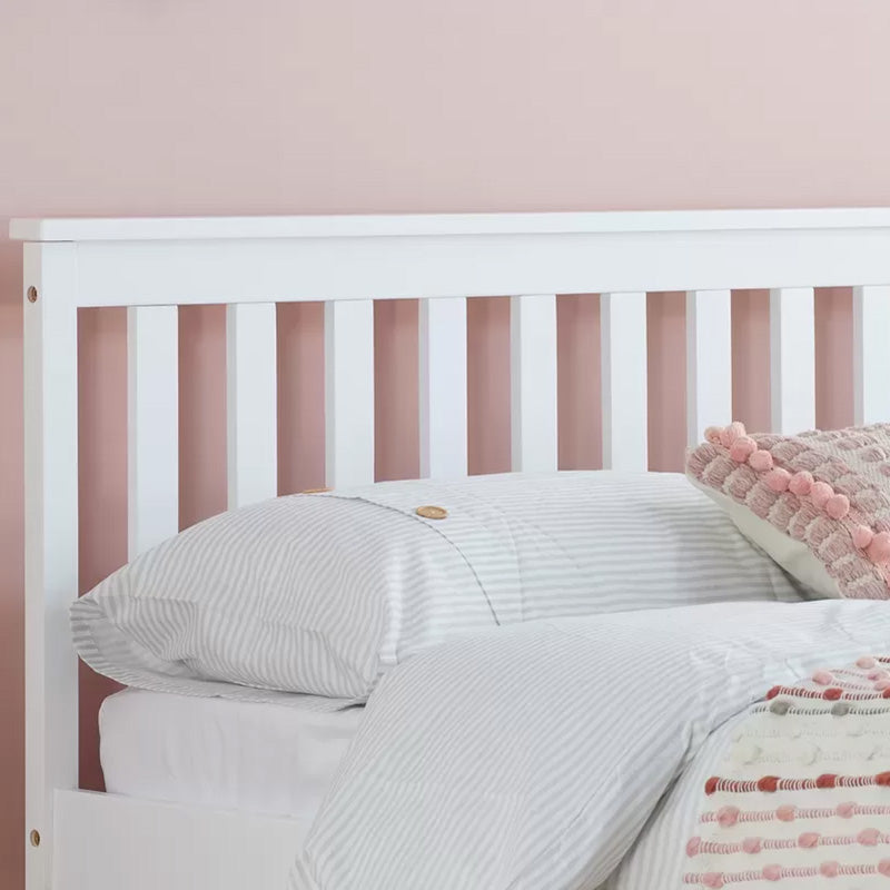 Enfield White Wooden Bed Frame