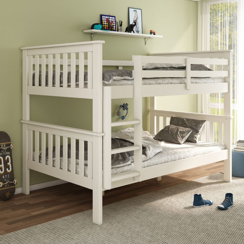 Oslo White Quadruple Bunk Bed