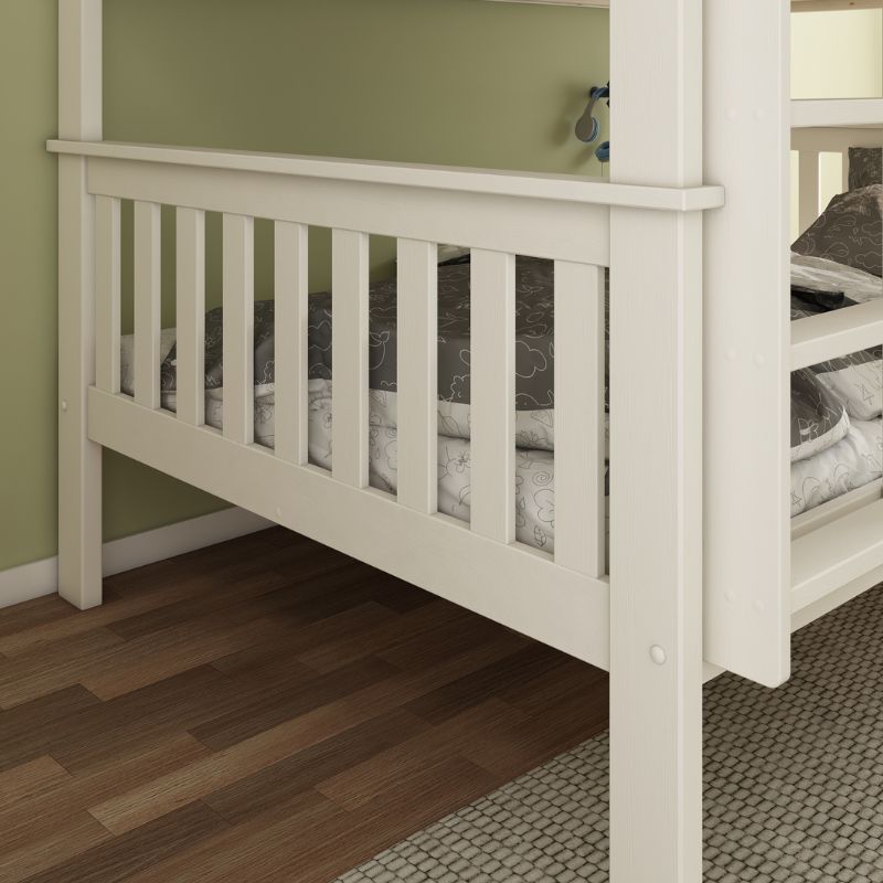 Oslo White Quadruple Bunk Bed