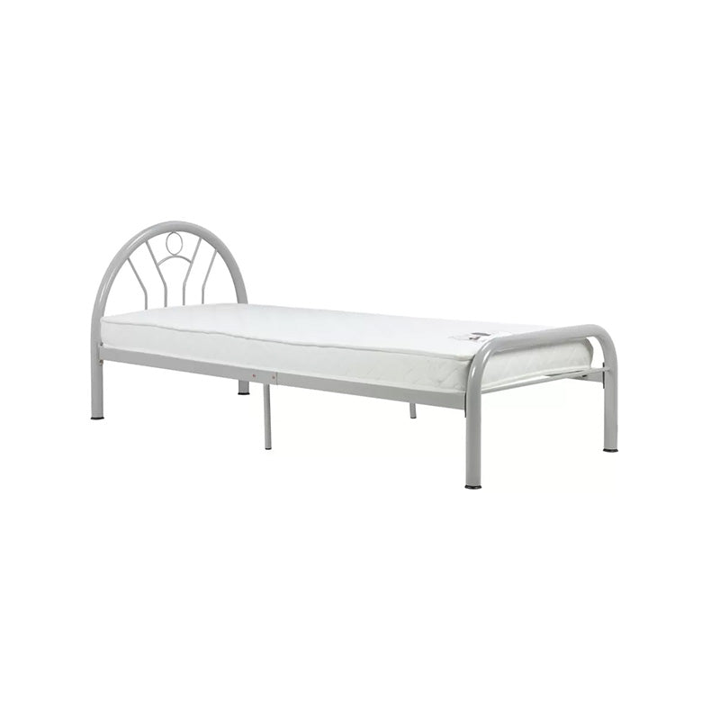 Demi Silver Metal Bed